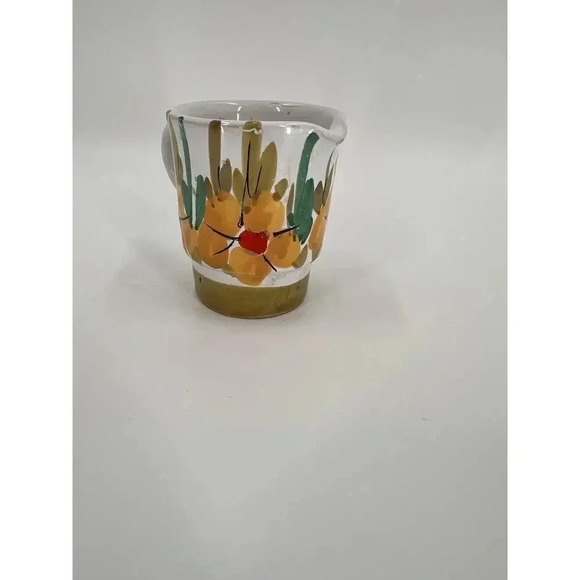 Vintage Signed Holt Howard Multi Color Floral Creamer 2.75"H X 2"W - Picture 3 of 10